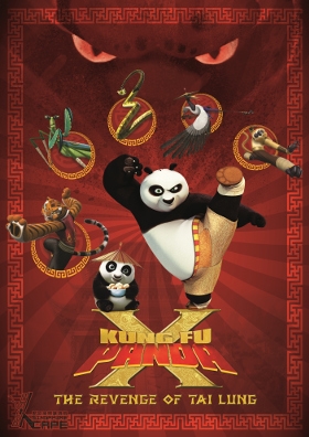 Escape Game Kungfu Panda X - The Return of Tai Lung, Xcape Singapore. Singapore.