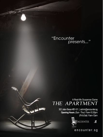 Escape Game The Apartment, Encounter. Singapore.